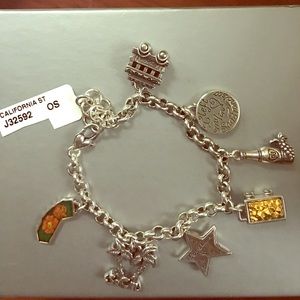 Brighton California state charm bracelet