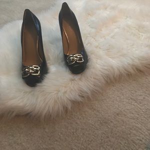 Nine west peep toe heel