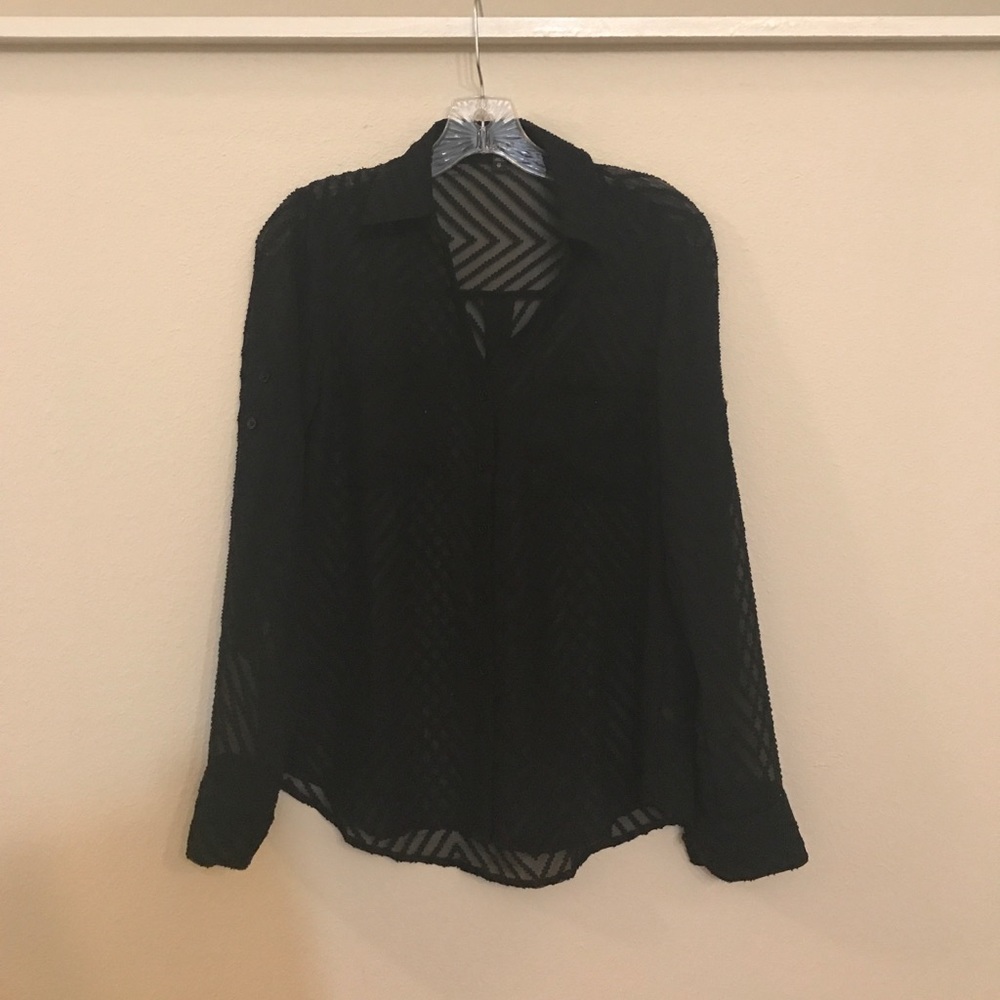 Express Sheer Portofino Shirt