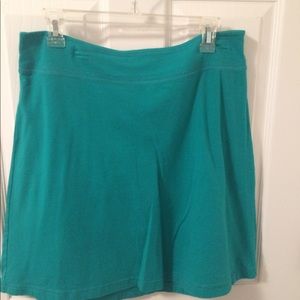 Teal stretchy skirt