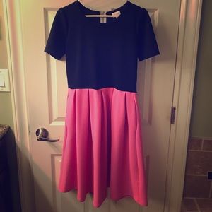Navy and pink Amelia
