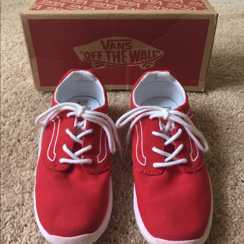 Boys Vans-Like new!! Worn once. So cute!!