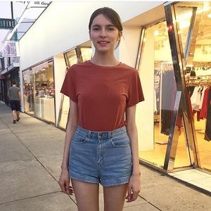 Discontinued! AA Brushed Jersey T-Shirt Bodysuit