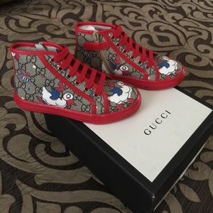 Little boys athletic shoes by Gucci