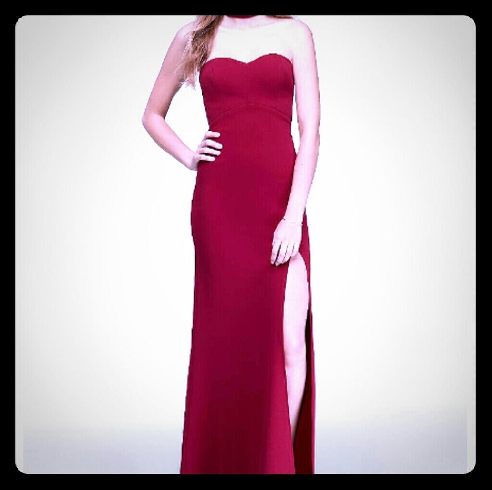 Sweetheart red formal dress