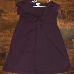 XXL dark purple dress