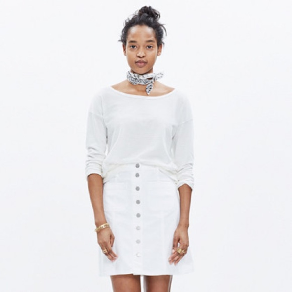 Three quarter length stripe tee from Madewell