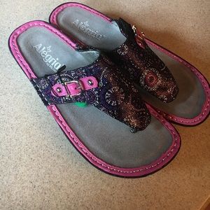 Brand new Alegria thong slip on size 39