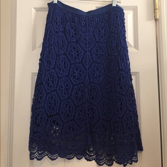 Anthro Ella Moss Lace Skirt - Picture 3 of 7