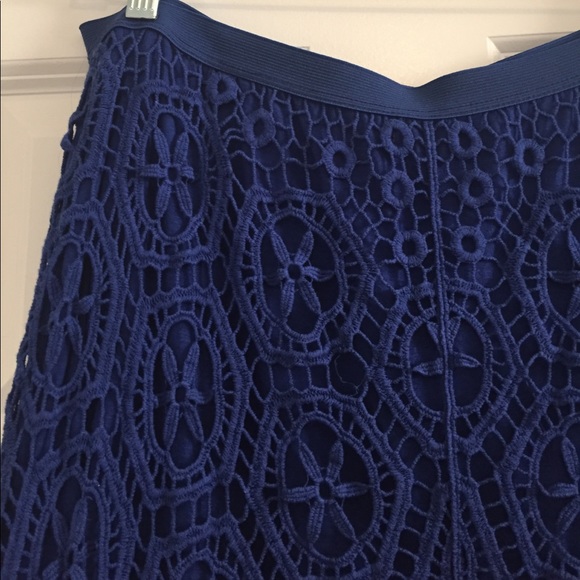 Anthro Ella Moss Lace Skirt - Picture 4 of 7