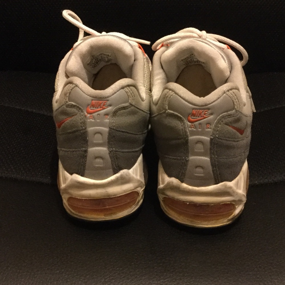 Air Max 95 Grey and Orange Size 7.5 Men's - Picture 3 of 4