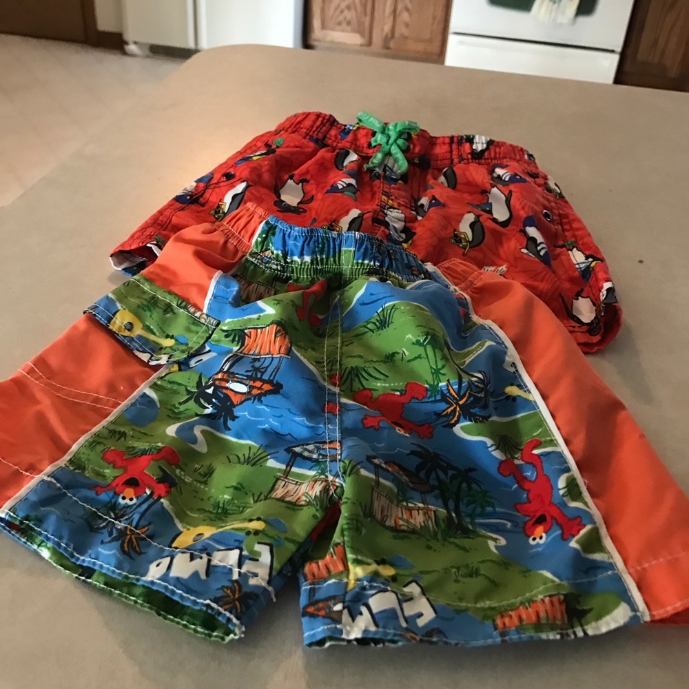 Cute swim shorts.