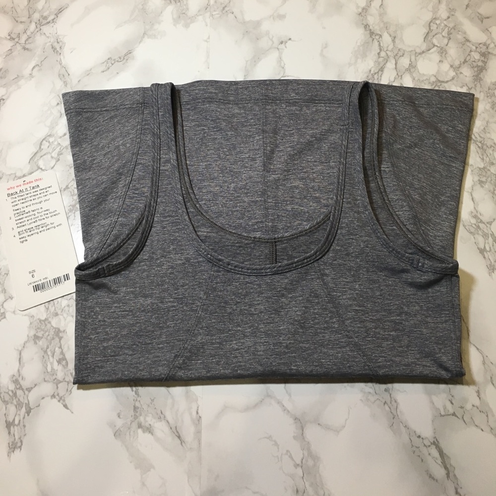 EUC Lululemon Back at it Tank