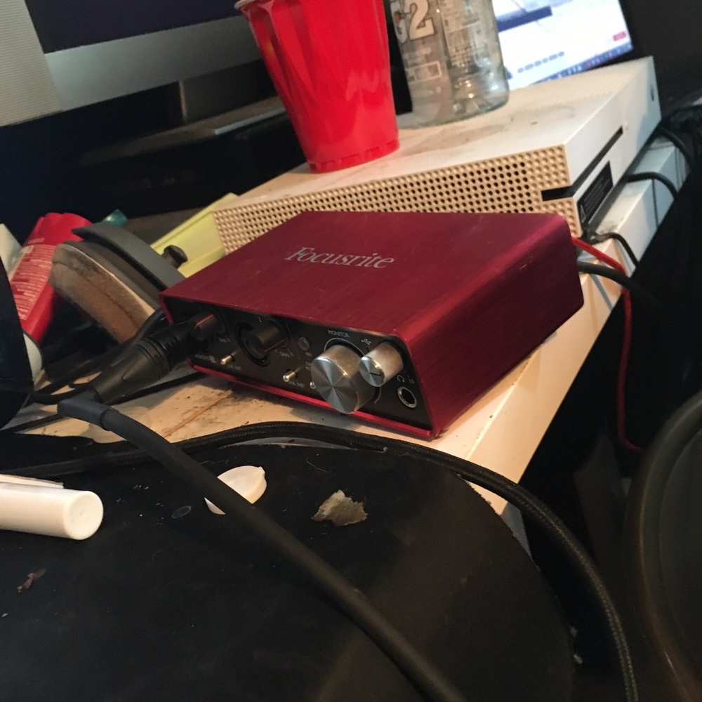 Rode Microphone with Focusrite