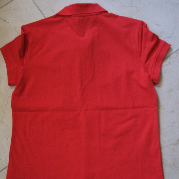 Tommy Hilfiger coral red polo top NWT - Picture 4 of 7
