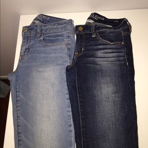 2 Pairs of American Eagle Jeggings