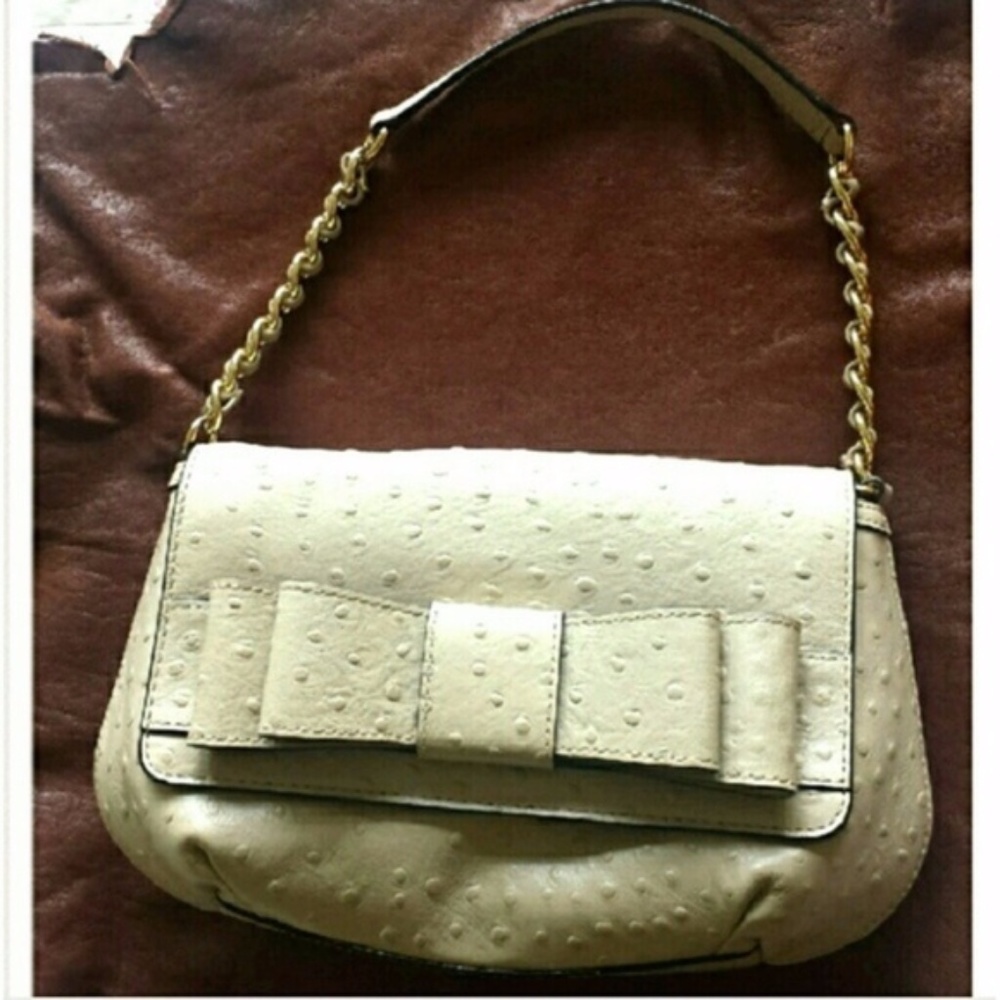 Kate Spade Joleen Charm City Ostrich Bag NWT