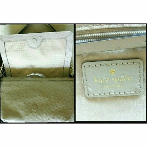 Kate Spade Joleen Charm City Ostrich Bag NWT - Picture 5 of 5