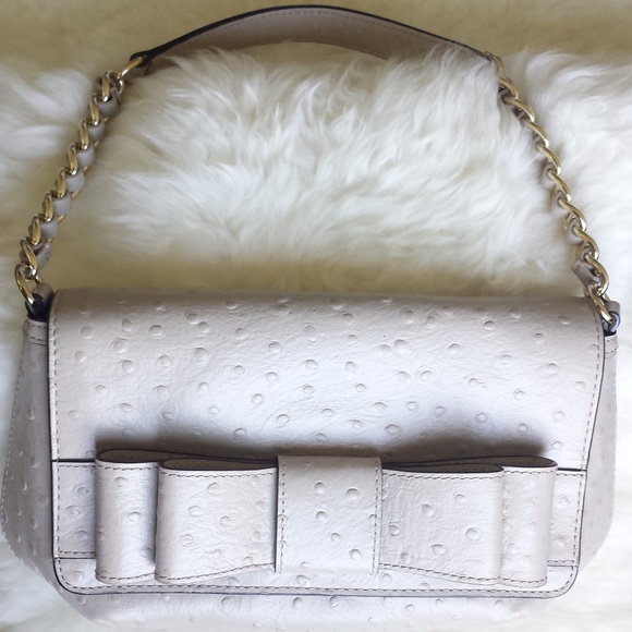 Kate Spade Joleen Charm City Ostrich Bag NWT - Picture 2 of 5
