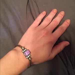 Loren Hope light purple detailed bracelet