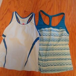 2 nike dri fit tanks