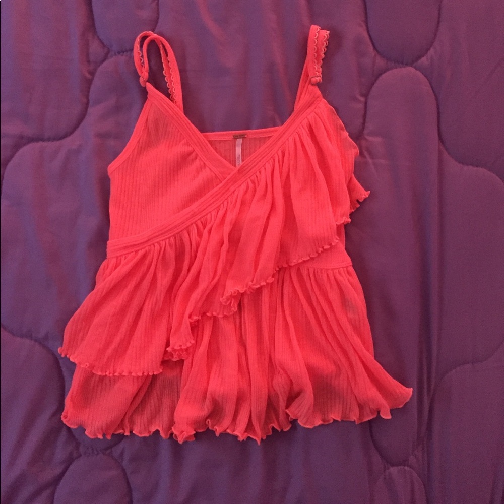 V-neck, flowy, tank top