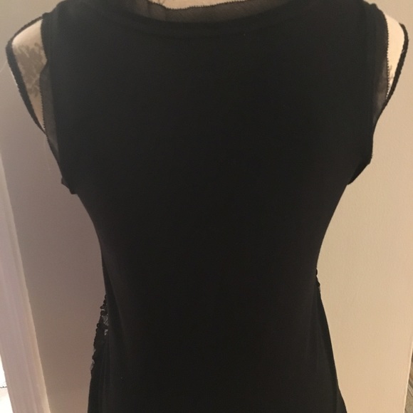 LOFT Black Sequin Tank Size S - Picture 4 of 8