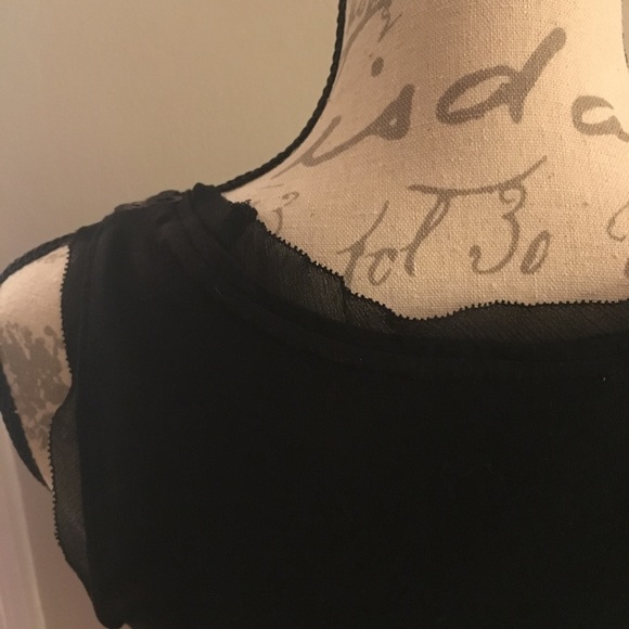 LOFT Black Sequin Tank Size S - Picture 5 of 8