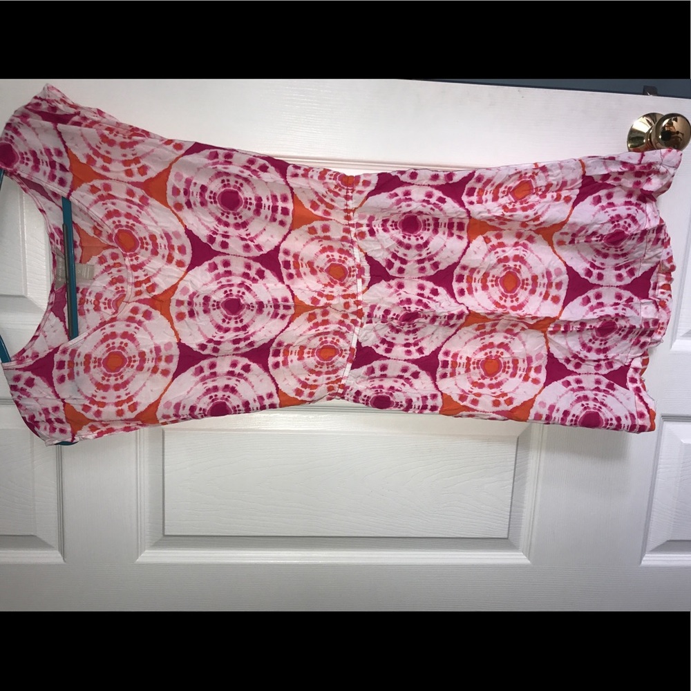 Tie-dye beach cover up!