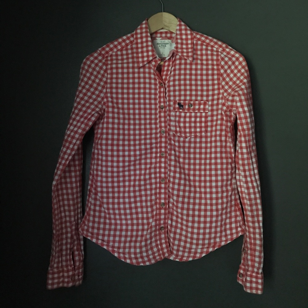 Abercrombie & Fitch Checkered Button Up
