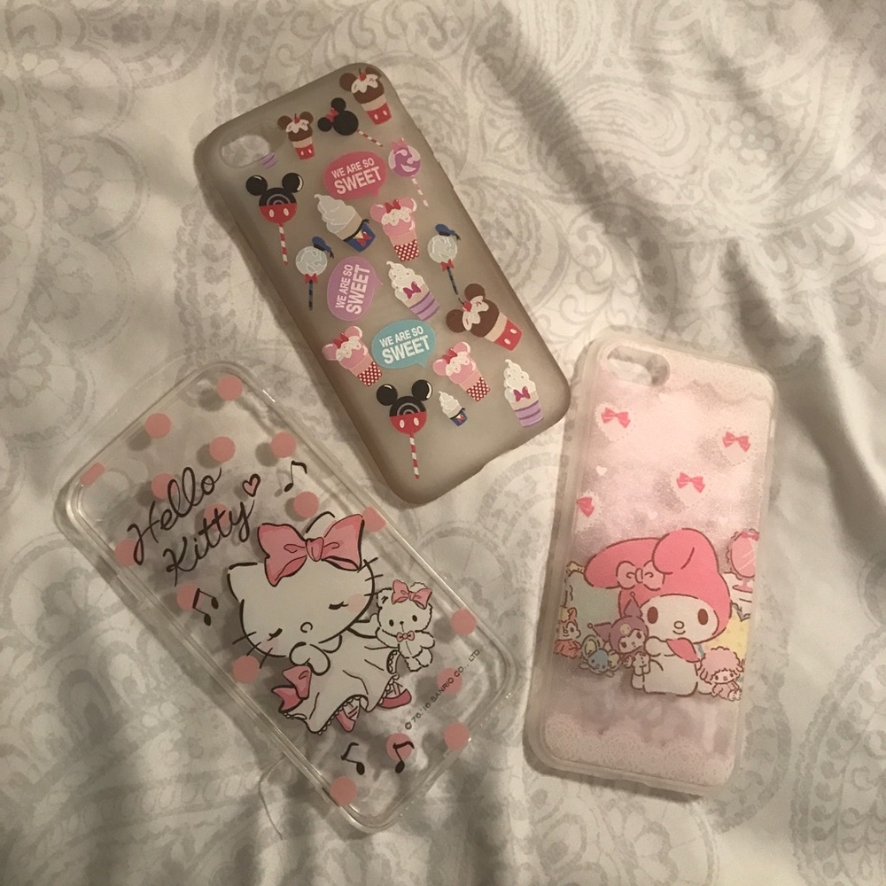 iPhone 7 super cute case bundle 💝