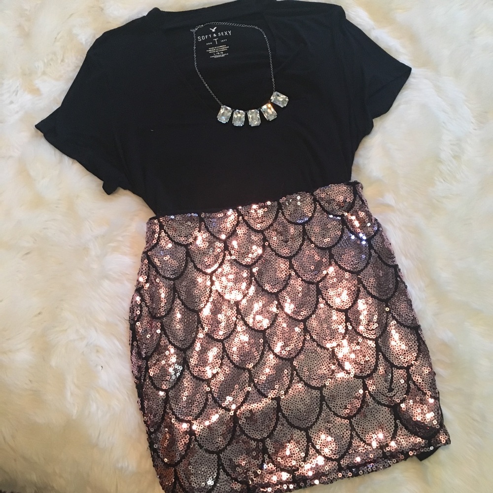 Mini Skirt- mermaid sequins
