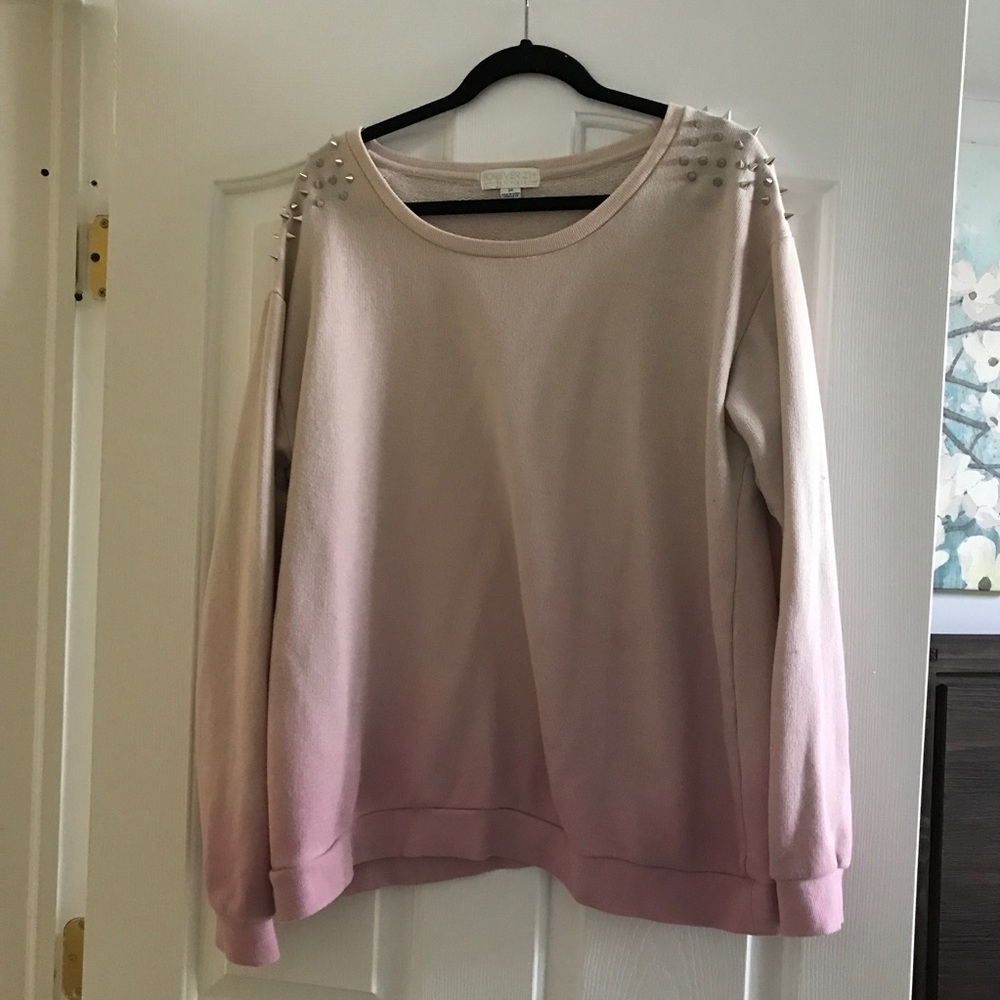 Plus Size ombré sweater