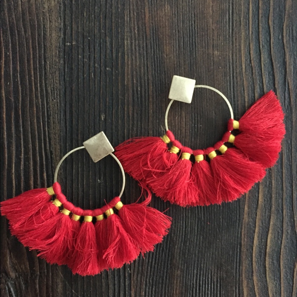 Free People Bloom Fan Earrings