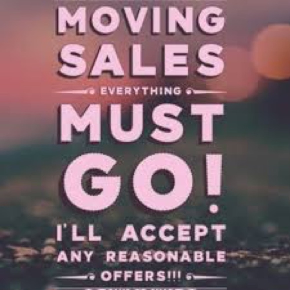 Moving Sales!!