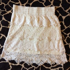 Laced/Chiffon Skirt