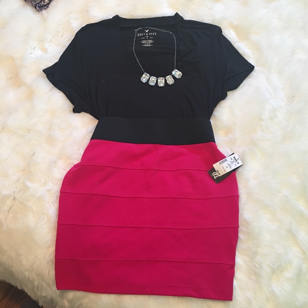 Hot pink Mini Skirt