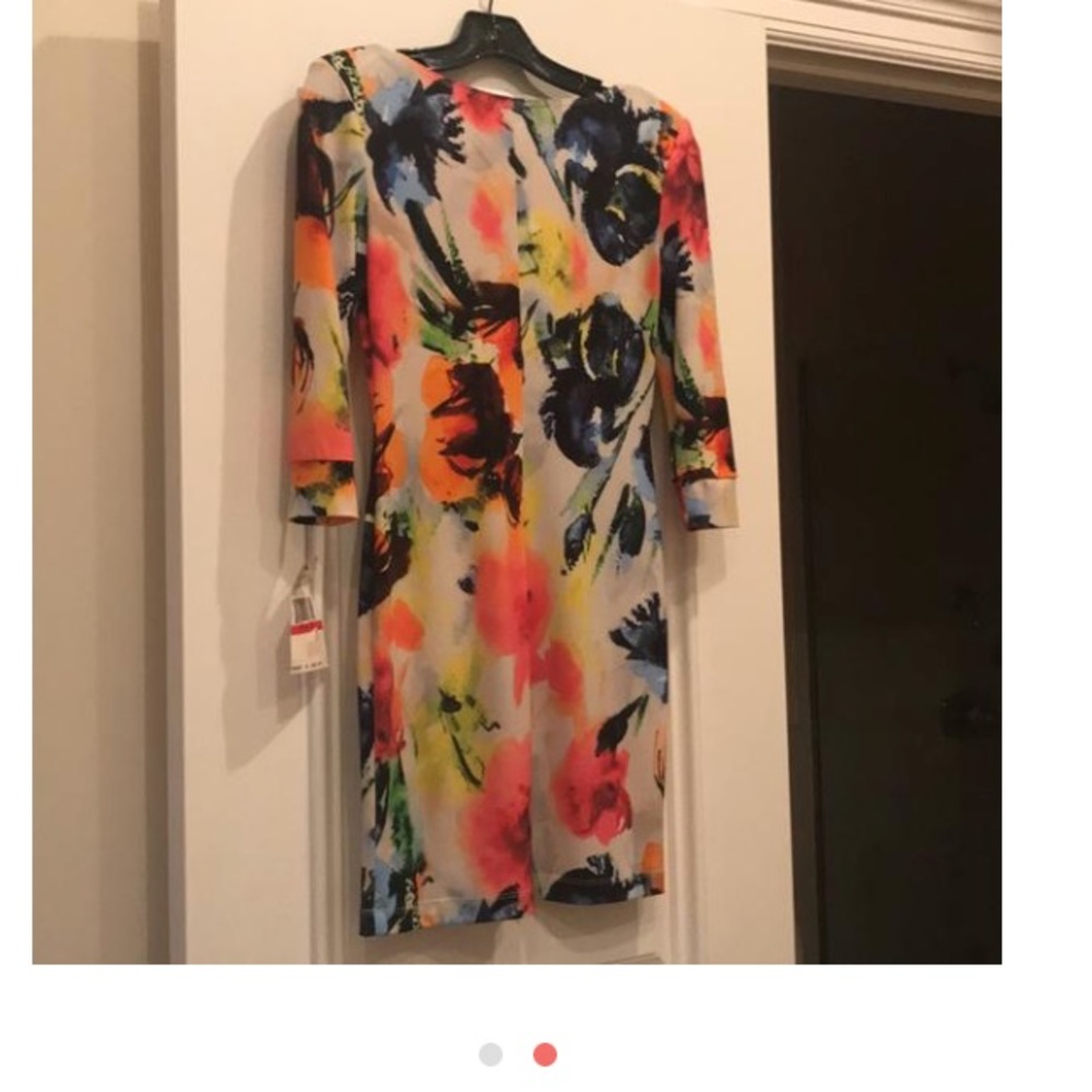 A.B.S. Floral Dress NWT - Picture 2 of 2