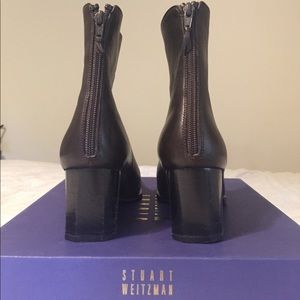 Stewart Weitzman Brown leather booties 7 1/2
