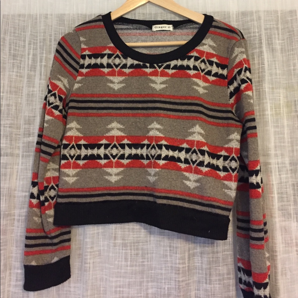 Crop sweater