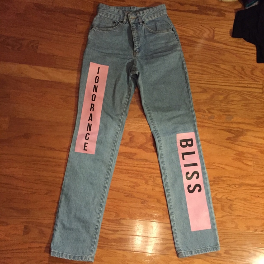 The ragged priest ignorance/bliss mom jeans