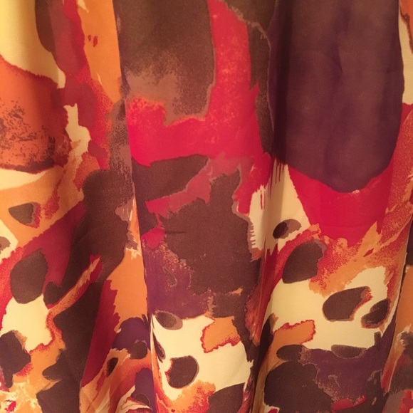 NWT Arden B Yellow and Red Silk Mini XS - Picture 5 of 7