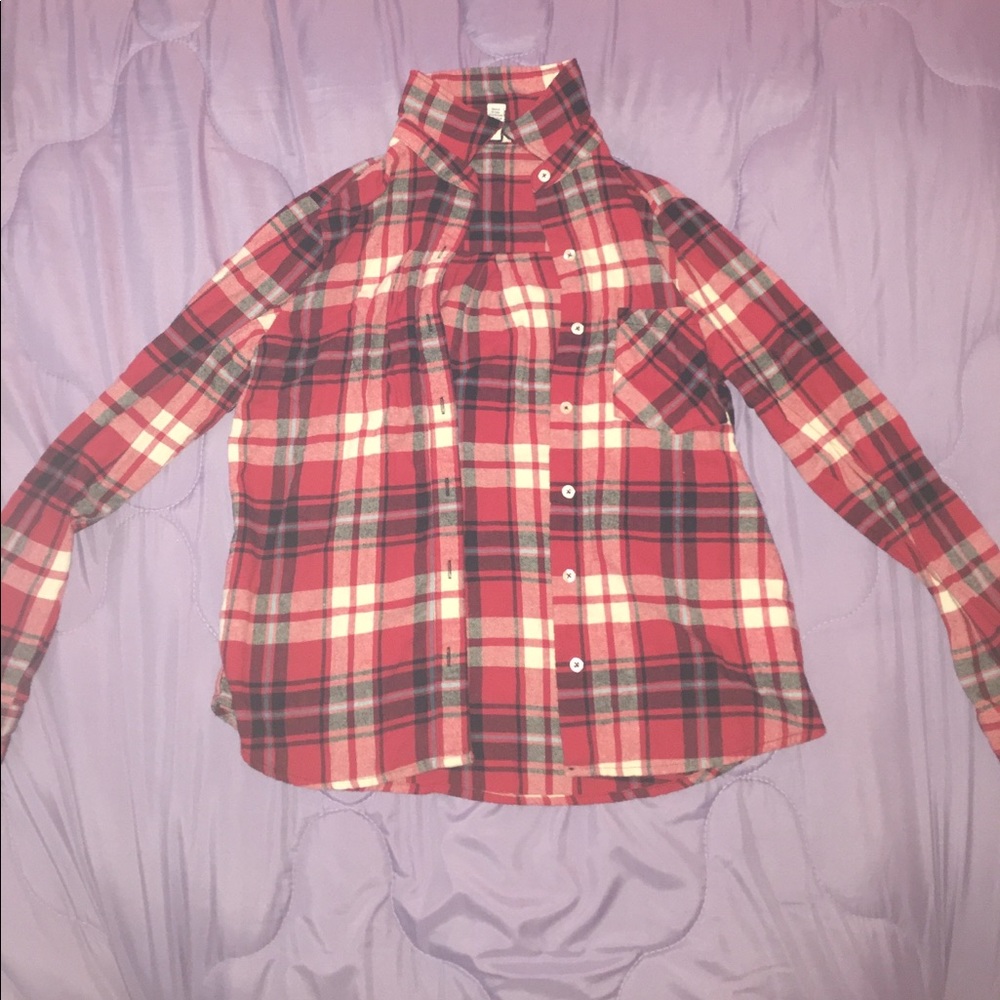 Red and black checkered flannel
