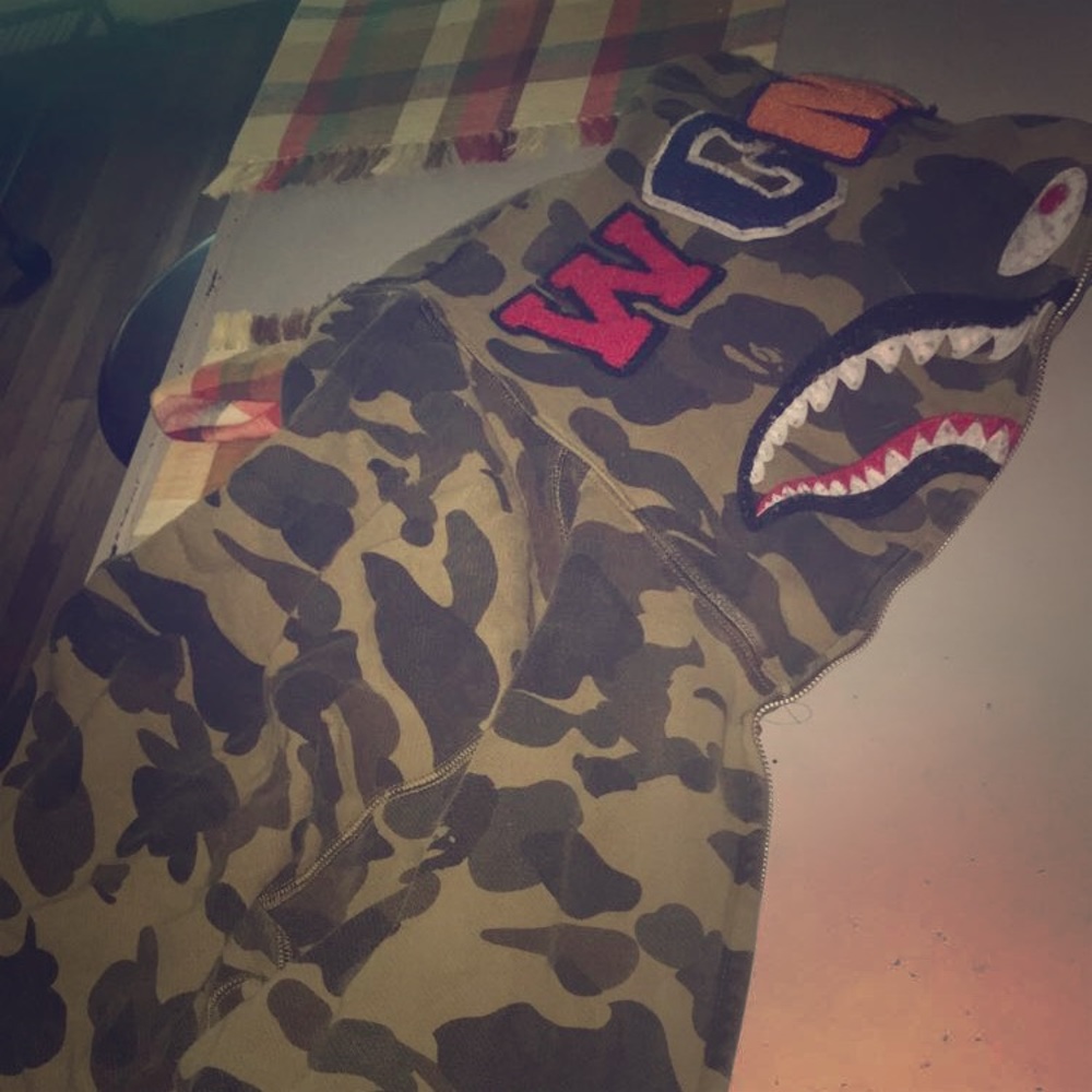 Bape shark hoodie