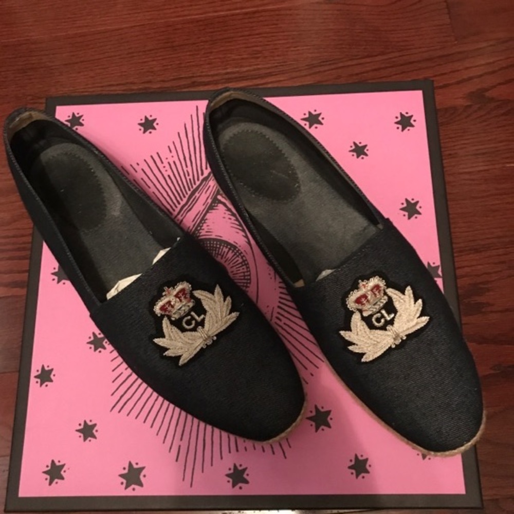 Christian Loubiton Denim Espadrilles