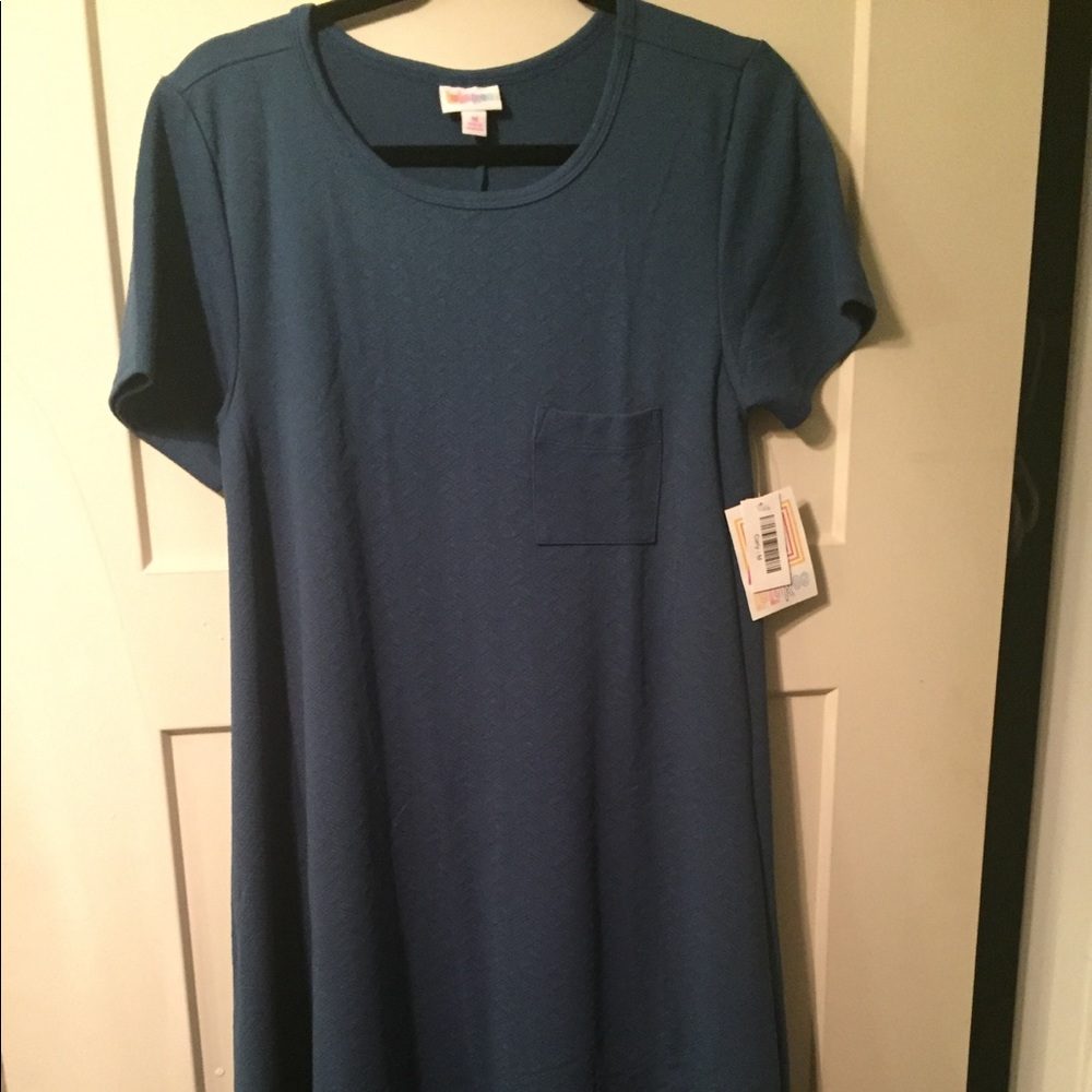 NWT blue textured Carly