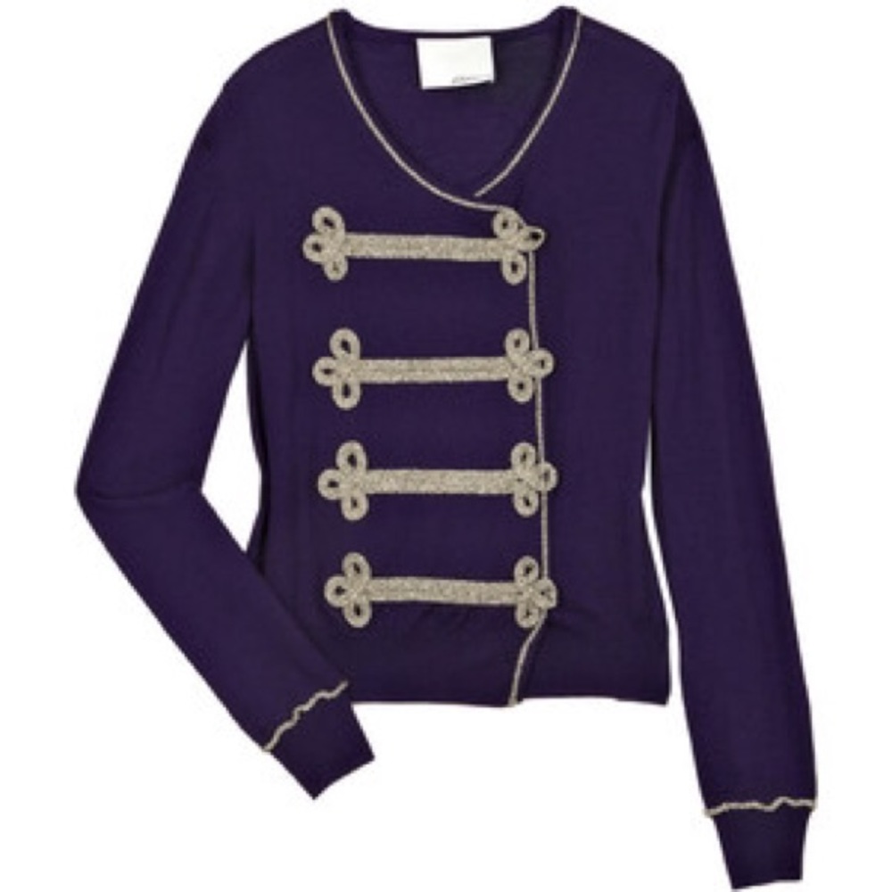 3.1 PHILLIP LIM Merino wool-blend military cardi M