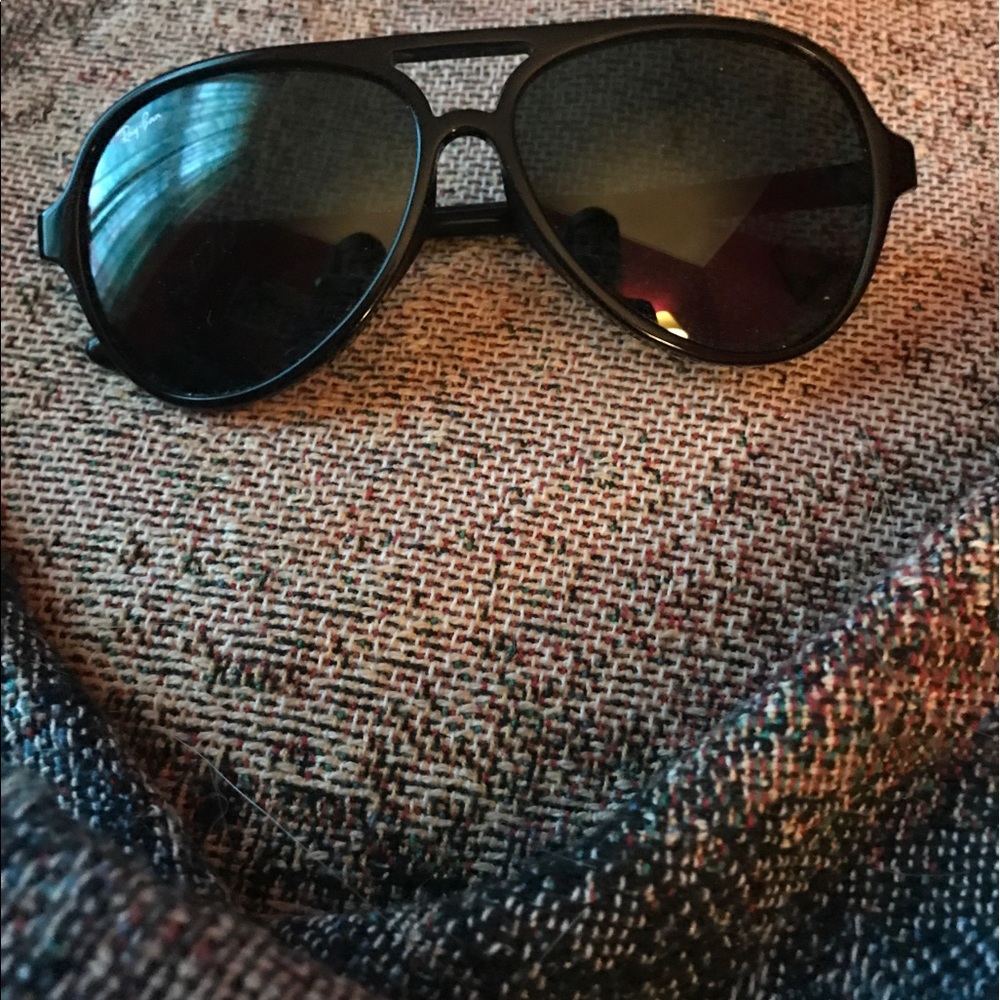 Brand new black aviator ray bans