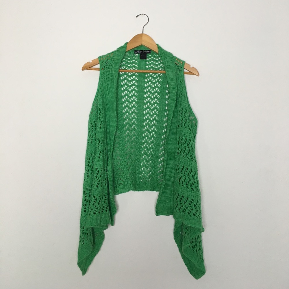 Coachella Sweater Vest in Mint