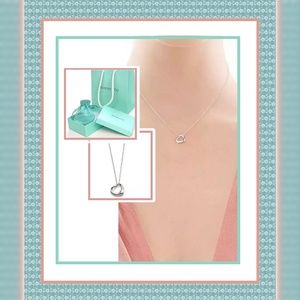 Tiffany & Co. Elsa Peretti Open Heart Pendant Set